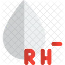 Rh-Minus-Blutgruppe  Symbol