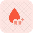 Rhesus plus Blutgruppe  Symbol