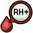Rh Positive Blood  Icon