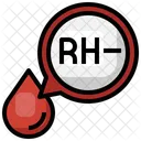 Sangue rh negativo  Ícone