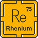 Rhenium Preodic Table Preodic Elements Icon