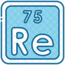 Rhenium Periodic Table Chemists Icon