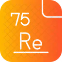 Rhenium Periodic Table Chemistry Icon