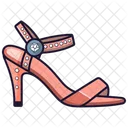 Rhinestone Heel Women's Shoes  Icon