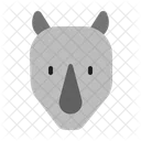 Rhino Animal Mammals Icon