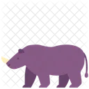 Rhino Creature Animal Icon