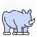 Rhino Rhinoceros Zoo Icon