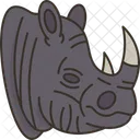Rhino Head Horn Icon