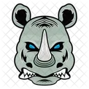 Rhino Mascot Rhino Face Rhino Icon