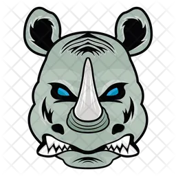 Rhino Face  Icon