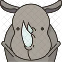 Rhino Face  Icon