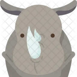 Rhino Face  Icon