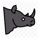 Rhinoceros Horn Zoo Icon