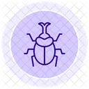 Rhinocerosbeetle Insect Horn Icon