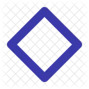 Rhombus Square Shape Icon