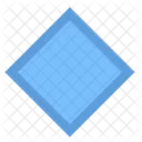 Rhombus Shape Border Icon