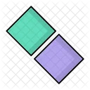 Rhombus Shape Geometry Icon