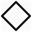 Rhombus Diamond Square Icon