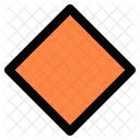Rhombus Diamond Square Icon