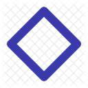 Rhombus Square Shape Icon