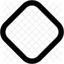Rhombus Shape Design Icon