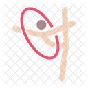 Rhythmik Gymnastik Ring Symbol