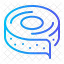Ribbon Roll Ornamental Icon