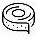 Ribbon Roll Ornamental Icon