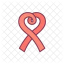 Ribbon Bow Heart Icon