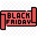 Ribbon Black Friday Sale Icon