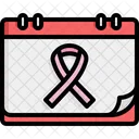 Ribbon Cancer Woman Icon