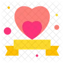 Ribbon Heart Love Icon