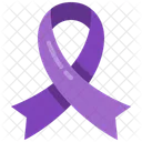 Ribbon Awareness Purple Icon