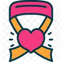 Ribbon Donation Support Icon
