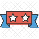 Ribbon Star Flag Icon
