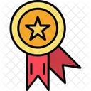 Ribbon Award Badge Icon