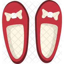 Ribbon Baby Shoes  Icon