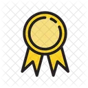 Ribbon Badge Award Winner Icon