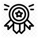 Ribbon Badge Reward Honor Icon