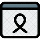 Ribbon Browser Aids Ribbon Hiv Ribbon Icon