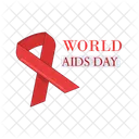 Ribbon cancer aids  Icon