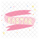 Easter Ribbon Playful Icon