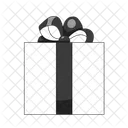 Ribbon gift box cute  Icon