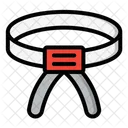 Ribbon Black Belt Karate Icon