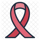 Ribbon Cancer Awareness Icon