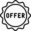 Ribbon Offer Tag Icon