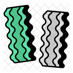 Ribbon Pasta  Icon