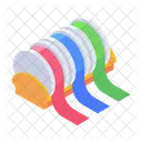 Ribbon Tapes Polyester Tapes Fabric Tapes Icon