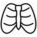 Ribcage Line Icon Icon