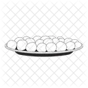 Rice Balls Sweet Plate Icon